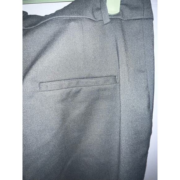 H&M Women’s Flat Front Dress Pants Gray Green Size 6 EUC - Picture 6 of 10